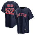Choea B.Red Sox #52 Wilyer Abreu Player Navy Home Game Stitched Jerseys