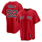 Choea B.Red Sox #52 Wilyer Abreu Player Red Home Game Stitched Jerseys