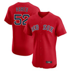 Choea B.Red Sox #52 Wilyer Abreu Player Red Limited Elite Home Game Stitched Jerseys