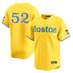 Choea B.Red Sox #52 Wilyer Abreu Player Yellow Limited Home Game Stitched Jerseys