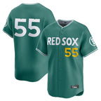 Choea B.Red Sox #55 Ranger Su¡§¡érez Player Green City Connect Limited Home Game Stitched Jerseys