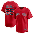 Choea B.Red Sox #55 Ranger Su¡§¡érez Player Red Limited Home Game Stitched Jerseys