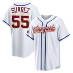 Choea B.Red Sox #55 Ranger Su¡§¡érez Player White 2026 World Classic Limited Home Game Stitched Jerseys