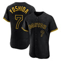 Choea B.Red Sox #7 Masataka Yoshida Player Black Snake Skin City Limited Elite Home Stitched Jerseys