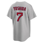 Choea B.Red Sox #7 Masataka Yoshida Player Gray Road Home Game Stitched Jerseys