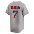 Choea B.Red Sox #7 Masataka Yoshida Player Gray Road Limited Home Game Stitched Jerseys