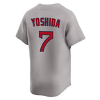 Choea B.Red Sox #7 Masataka Yoshida Player Gray Road Limited Home Game Stitched Jerseys