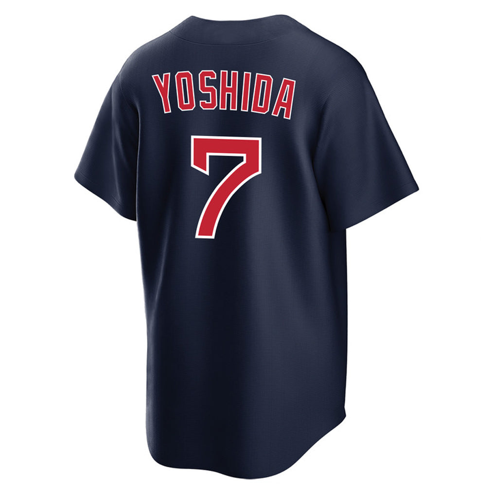 Choea B.Red Sox #7 Masataka Yoshida Player Navy Home Game Stitched Jerseys