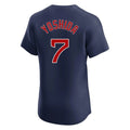 Choea B.Red Sox #7 Masataka Yoshida Player Navy Limited Elite Home Game Stitched Jerseys
