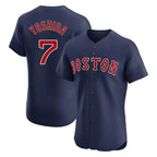 Choea B.Red Sox #7 Masataka Yoshida Player Navy Limited Elite Home Game Stitched Jersey