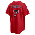 Choea B.Red Sox #7 Masataka Yoshida Player Red Home Game Stitched Jerseys
