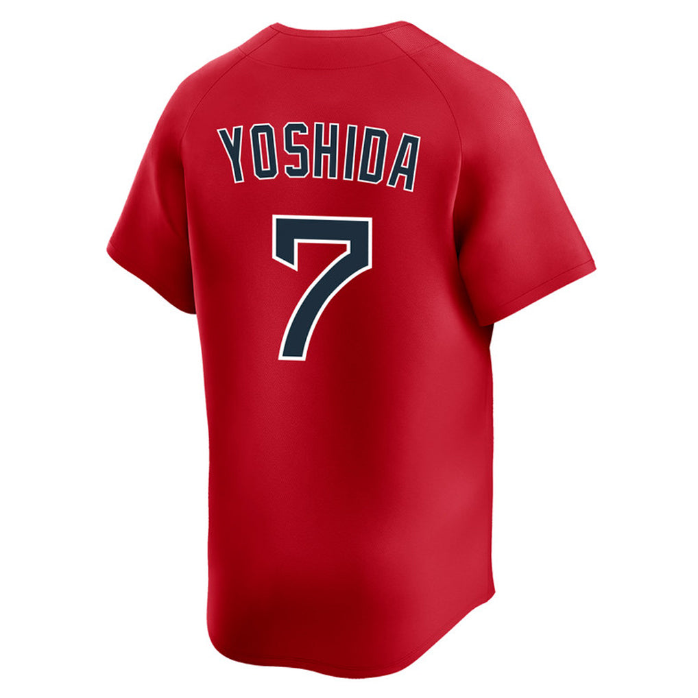 Choea B.Red Sox #7 Masataka Yoshida Player Red Limited Home Game Stitched Jerseys