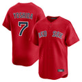 Choea B.Red Sox #7 Masataka Yoshida Player Red Limited Home Game Stitched Jersey