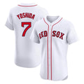 Choea B.Red Sox #7 Masataka Yoshida Player White Limited Elite Home Game Stitched Jersey