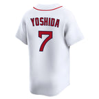 Choea B.Red Sox #7 Masataka Yoshida Player White Limited Home Game Stitched Jerseys