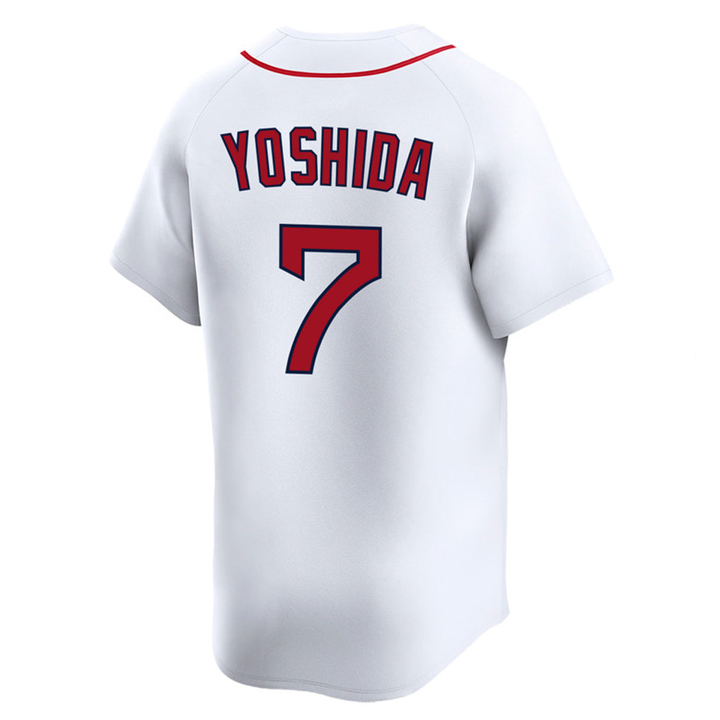 Choea B.Red Sox #7 Masataka Yoshida Player White Limited Home Game Stitched Jerseys