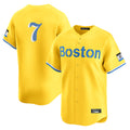 Choea B.Red Sox #7 Masataka Yoshida Player Yellow Limited Home Game Stitched Jersey