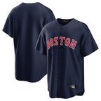 Choea B.Red Sox Blank Player Navy Home Game Stitched Jerseys
