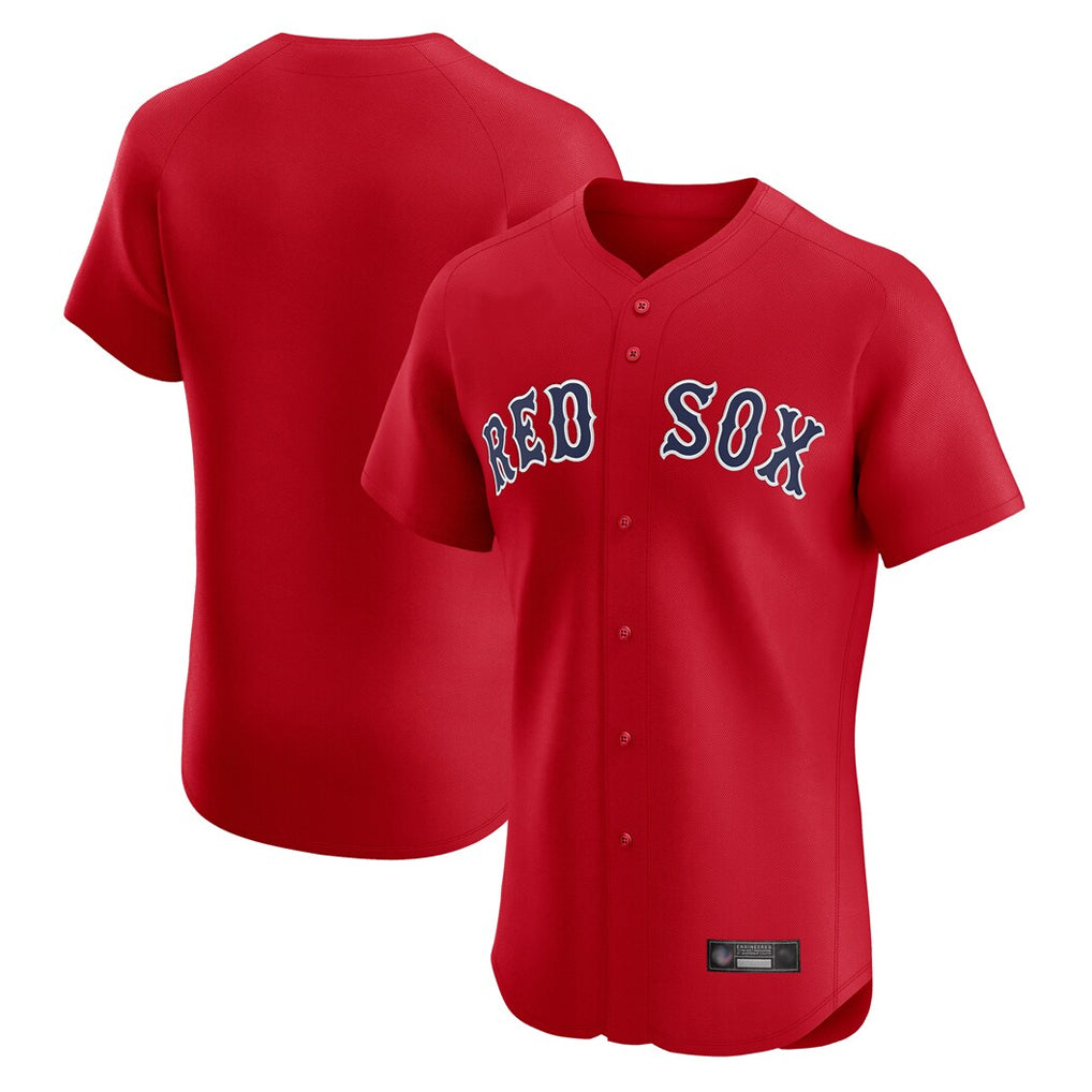 Choea B.Red Sox Blank Player Red Limited Elite Home Game Stitched Jerseys