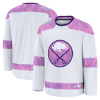Choea B.Sabres White 2024 Hockey Fights Cancer Practice Stitched Jerseys