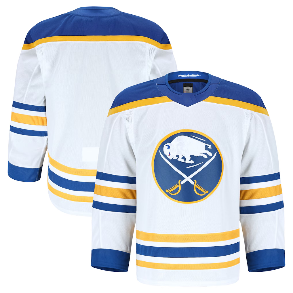 Choea B.Sabres White Away Authentic Pro Stitched Jerseys