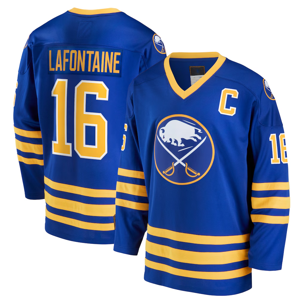 Choea B.Sabres #16 Pat LaFontaine Royal Breakaway Retired Player Stitched Jerseys