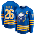Choea B.Sabres #26 Rasmus Dahlin Royal Home Captain Patch Breakaway Stitched Jerseys