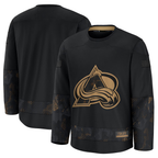 Choea C.Avalanche Black 2024 Military Appreciation Practice Jerseys