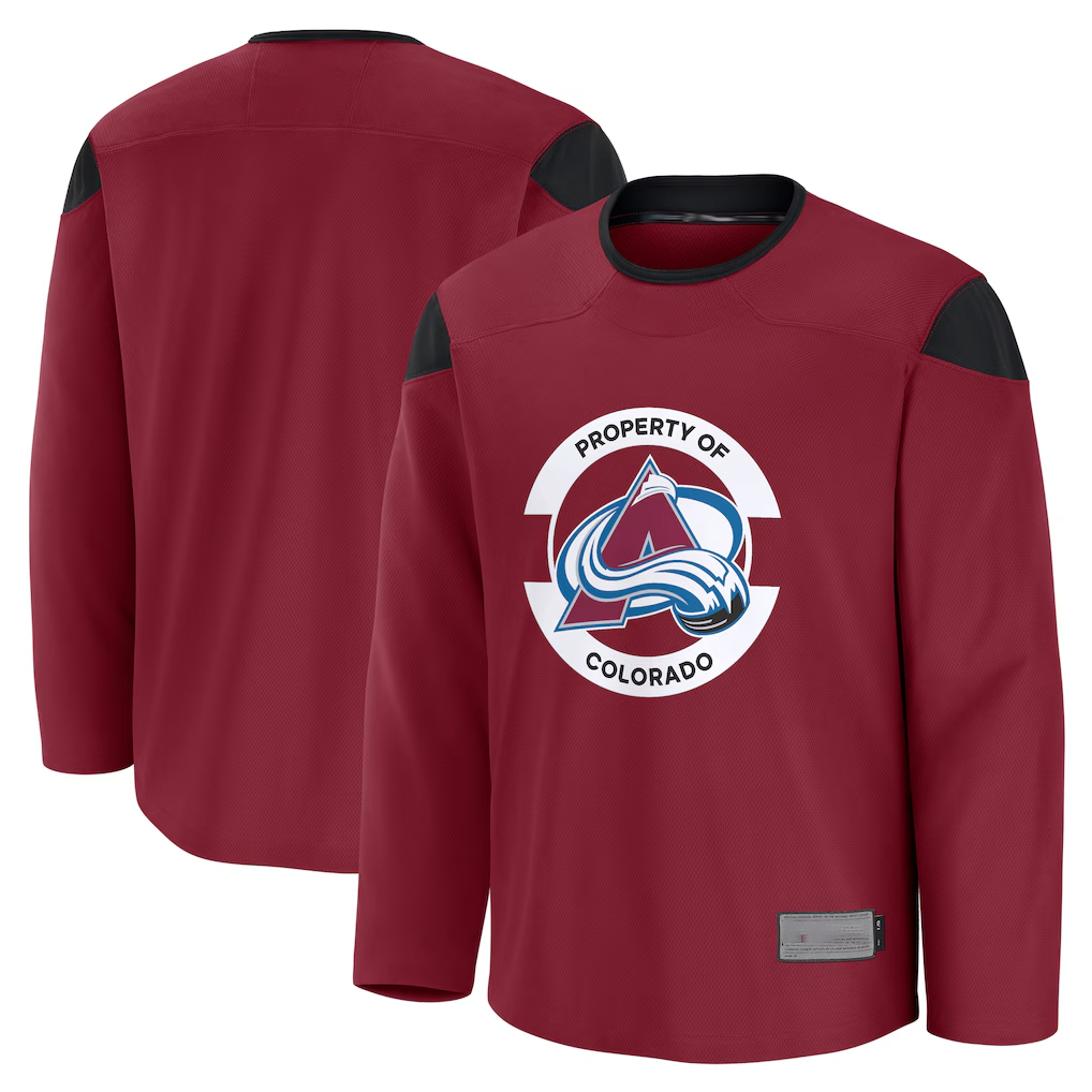 Choea C.Avalanche Burgundy Practice Jerseys