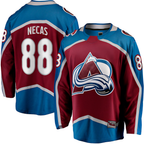 Choea C.Avalanche #88 Martin Necas Burgundy Breakaway Player Jerseys
