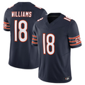 Choea C.Bears #18 Caleb Williams Navy Vapor F.U.S.E. Limited Jersey Player Stitched Jerseys