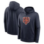 Choea C.Bears Navy Salute to Service Pullover Hoodies Limited Blank Player Stitched Jerseys