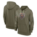 Choea C.Bears Olive Salute to Service Pullover Hoodies Blank Player Stitched Jerseys