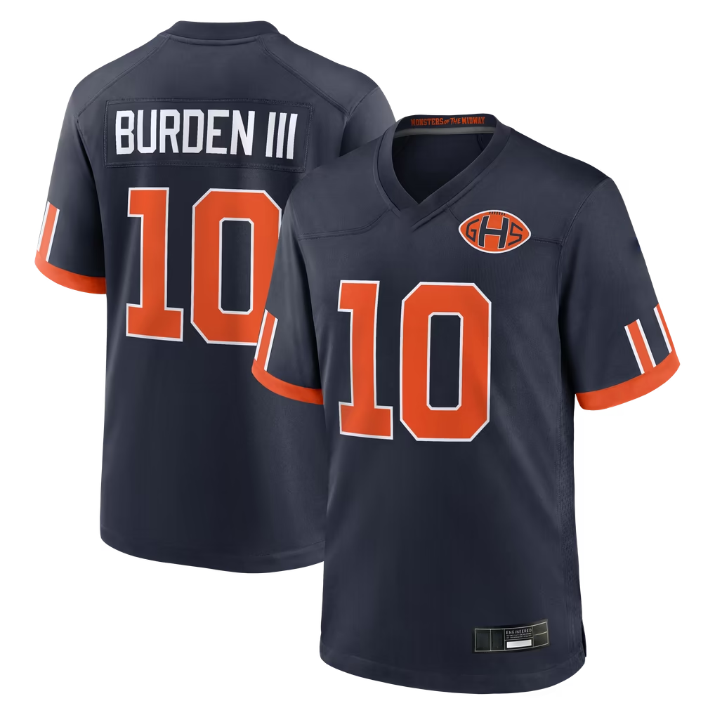 Choea C.Bears #10 Luther Burden III Navy 2026 Rivalries Collection Game Stitched Jerseys