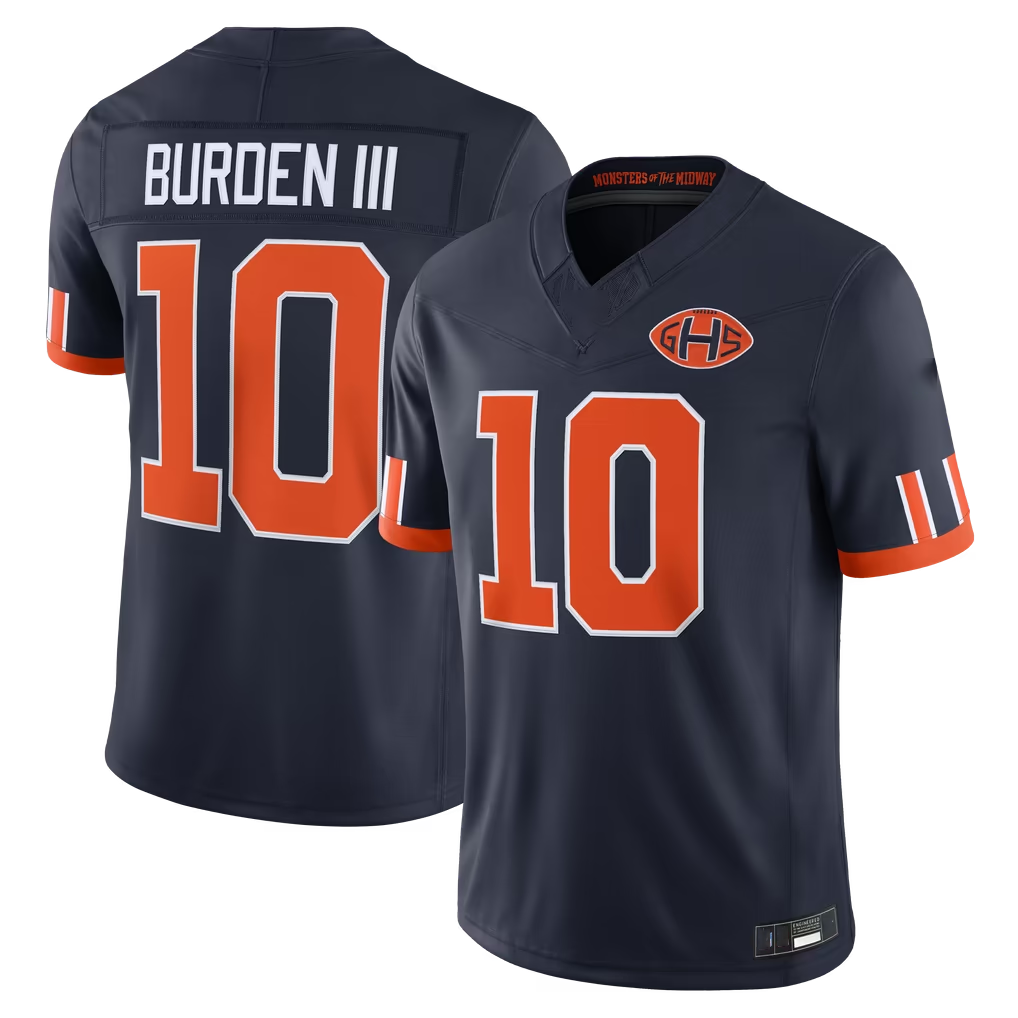 Choea C.Bears #10 Luther Burden III Navy 2026 Rivalries Collection Limited Stitched Jerseys