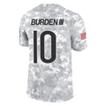 Choea C.Bears #10 Luther Burden III Player Arctic Camo Salute to Service Limited Stitched Jerseys