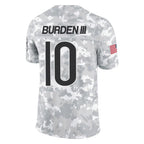 Choea C.Bears #10 Luther Burden III Player Arctic Camo Salute to Service Limited Stitched Jerseys