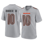 Choea C.Bears #10 Luther Burden III Player Gray Atmosphere Fashion Game Stitched Jerseys