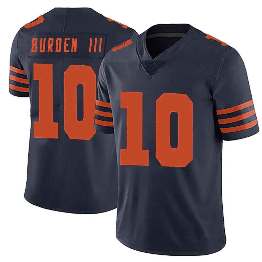 Choea C.Bears #10 Luther Burden III Player Navy Blue Alternate Vapor Untouchable Limited Stitched Jerseys
