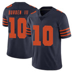 Choea C.Bears #10 Luther Burden III Player Navy Blue Alternate Vapor Untouchable Limited Stitched Jerseys