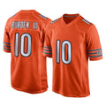 Choea C.Bears #10 Luther Burden III Player Orange Home Game Stitched Jerseys