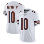 Choea C.Bears #10 Luther Burden III Player White Vapor Untouchable Limited Home Game Stitched Jerseys