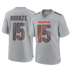 Choea C.Bears #15 Rome Odunze Player Gray Atmosphere Fashion Game Stitched Jerseys