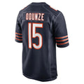 Choea C.Bears #15 Rome Odunze Player Navy Home Game Stitched Jerseys