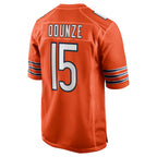 Choea C.Bears #15 Rome Odunze Player Orange Home Game Stitched Jerseys