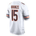 Choea C.Bears #15 Rome Odunze Player White Home Game Stitched Jerseys