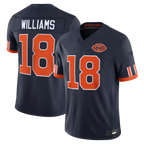 Choea C.Bears #18 Caleb Williams Navy 2026 Rivalries Collection Limited Stitched Jerseys