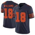 Choea C.Bears #18 Caleb Williams Player Navy Blue Alternate Vapor Untouchable Limited Stitched Jerseys