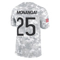 Choea C.Bears #25 Kyle Monangai Player Arctic Camo Salute to Service Limited Stitched Jerseys