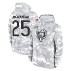 Choea C.Bears #25 Kyle Monangai Player Arctic Camo Salute to Service Pullover Hoodies Limited Stitched Jerseys